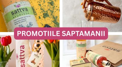 Sattva Ayurveda - Promotiile saptamanii 2026